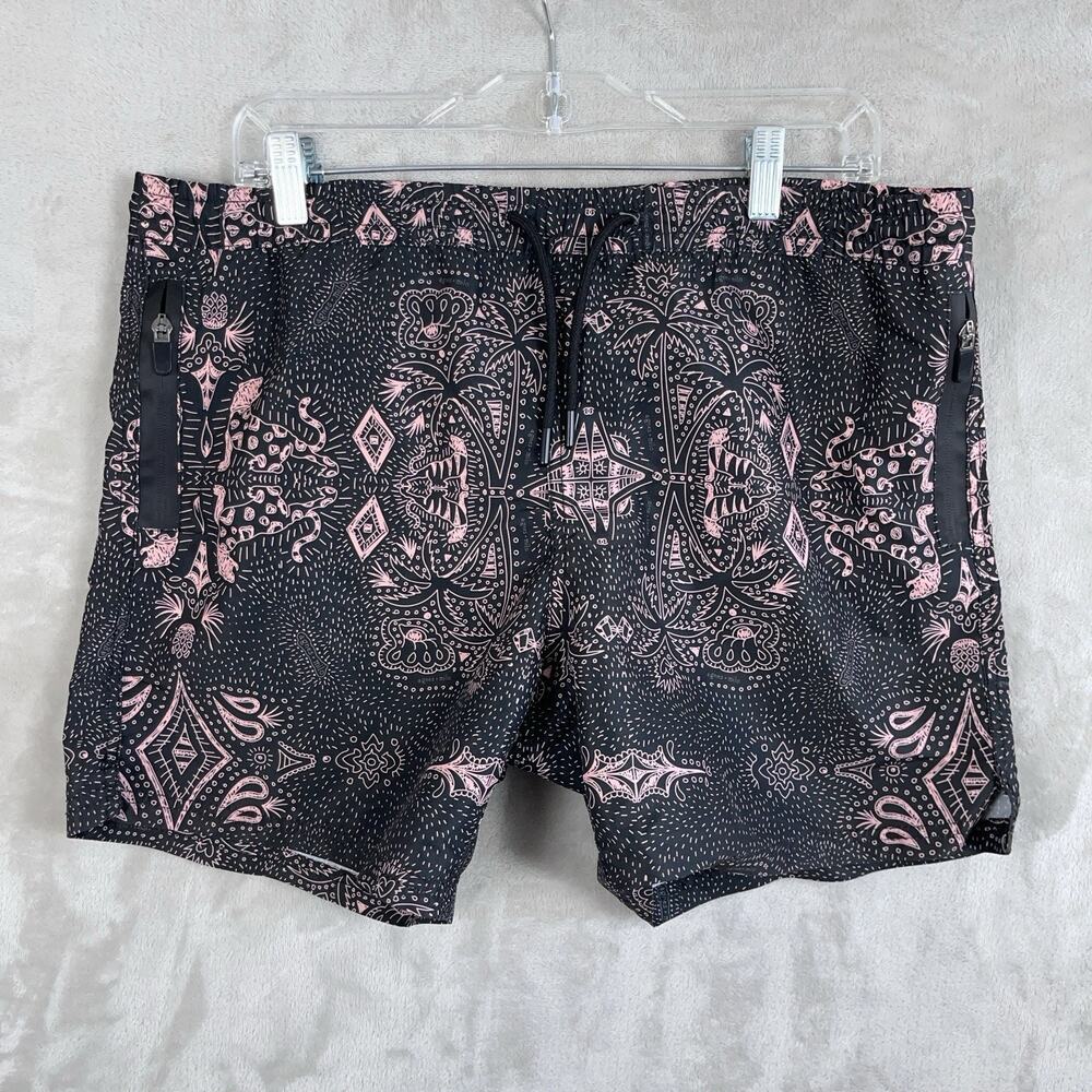 Agnes + Milo Pink Panther Mandala Enzo Swim Shorts Mens Large Euro Summer Beach
